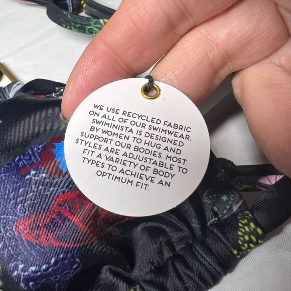 Swiminista X Christian Lacroix Butterfly on Parade Print Bikini Top - Picture 8 of 13